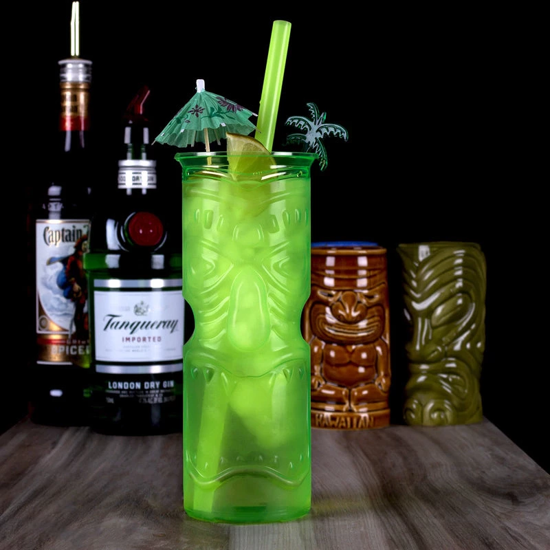Best deal ๐ Bars Plastic Green Tiki Cup - 32 Ounce ๐ 2 Best deal ๐ Bars Plastic Green Tiki Cup - 32 Ounce ๐ - Image 2