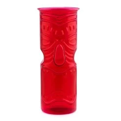 Budget 🔥 Bars Plastic Red Tiki Cup - 32 Ounce ✔️