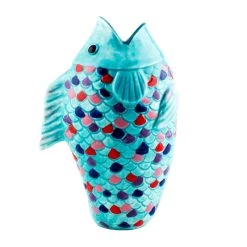 Deals 🥰 Bars BarConic® Rainbow Fish - Tiki Drinkware - 18oz 😍