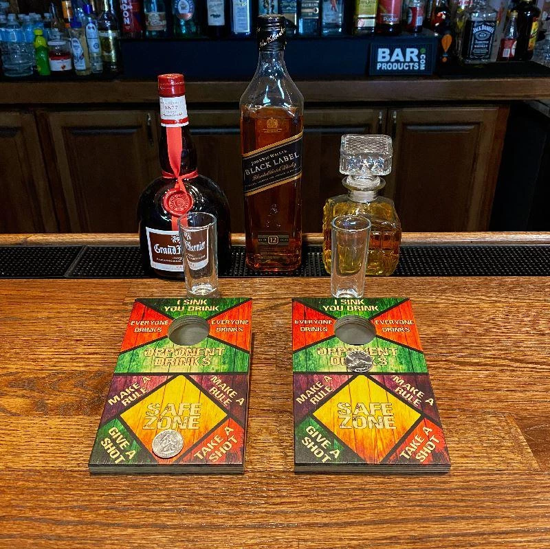 New ✔️ Bars Quarter Master - Tabletop Cornhole Game With Quarters - Zones (2 Boards) ✔️ 2 New ✔️ Bars Quarter Master - Tabletop Cornhole Game With Quarters - Zones (2 Boards) ✔️ - Image 2