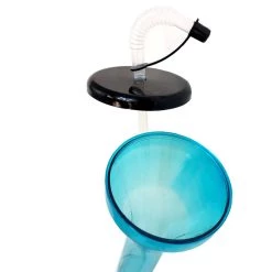 Brand new 🤩 Bars BarConic® Party Yard Cup - 24 Oz. - Blue With Lid & Straw 💯 -BARS Sales Store DW YARD 24BLLS BS 1 800x