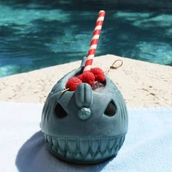 Cheap 🌟 Bars BarConic® Tiki Drinkware - Piranha - 16 Ounce ⌛ -BARS Sales Store TikiPirhannaCup CeramicTikiFishMug 800 4 800x