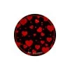 Flash Sale 😍 Bars Round Foam Coaster - Hearts Design - 4 Inch 🔔