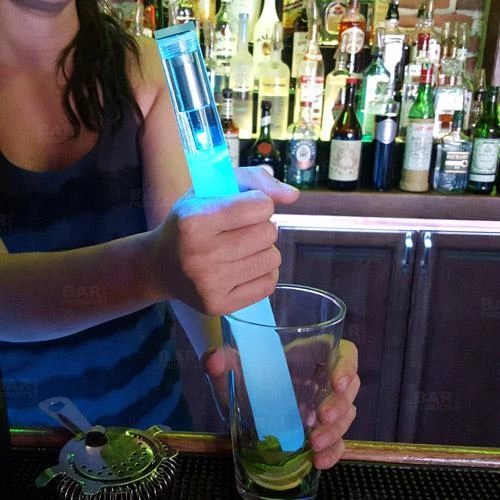 Buy 🧨 Bars BarConic® Multicolor LED Light Up Acrylic Muddler - Clear - 12" 👍 2 Buy 🧨 Bars BarConic® Multicolor LED Light Up Acrylic Muddler - Clear - 12" 👍 - Image 2
