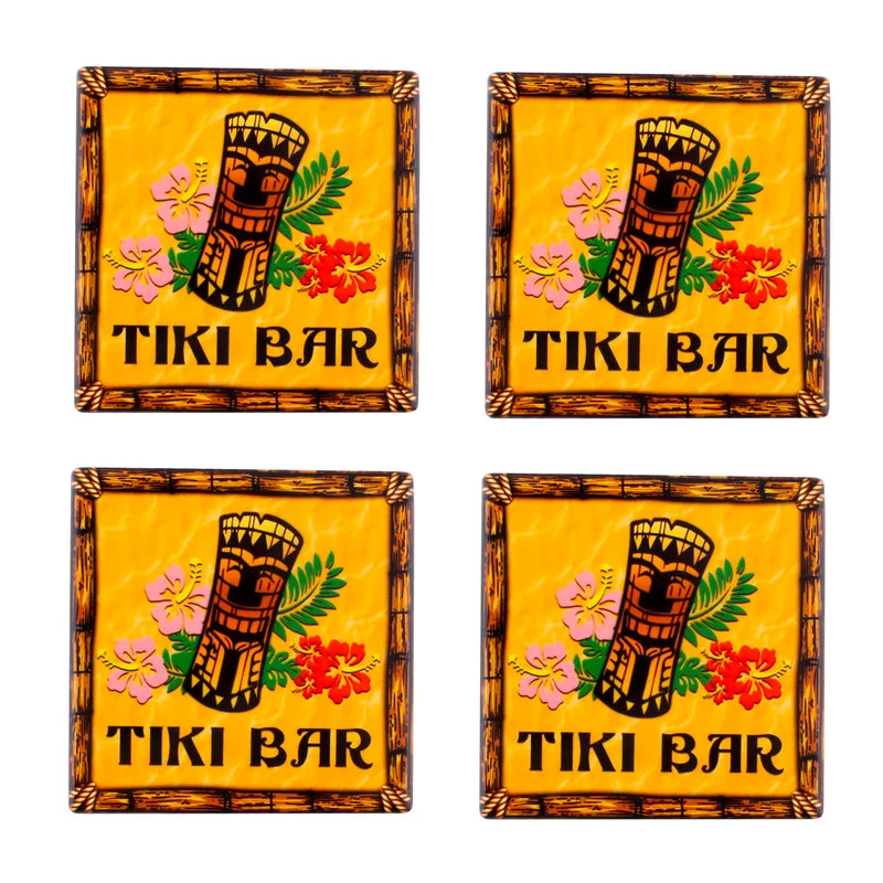 Top 10 🔥 Bars BarConic® Ceramic Tiki Coaster - Set Of 4 🎉 1 Top 10 🔥 Bars BarConic® Ceramic Tiki Coaster - Set Of 4 🎉