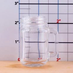 Budget 😉 Bars BarConic® Mini Mason Jar W/ Handle - 1.25oz 😍 -BARS Sales Store barconic mini masonjar measurment 800x