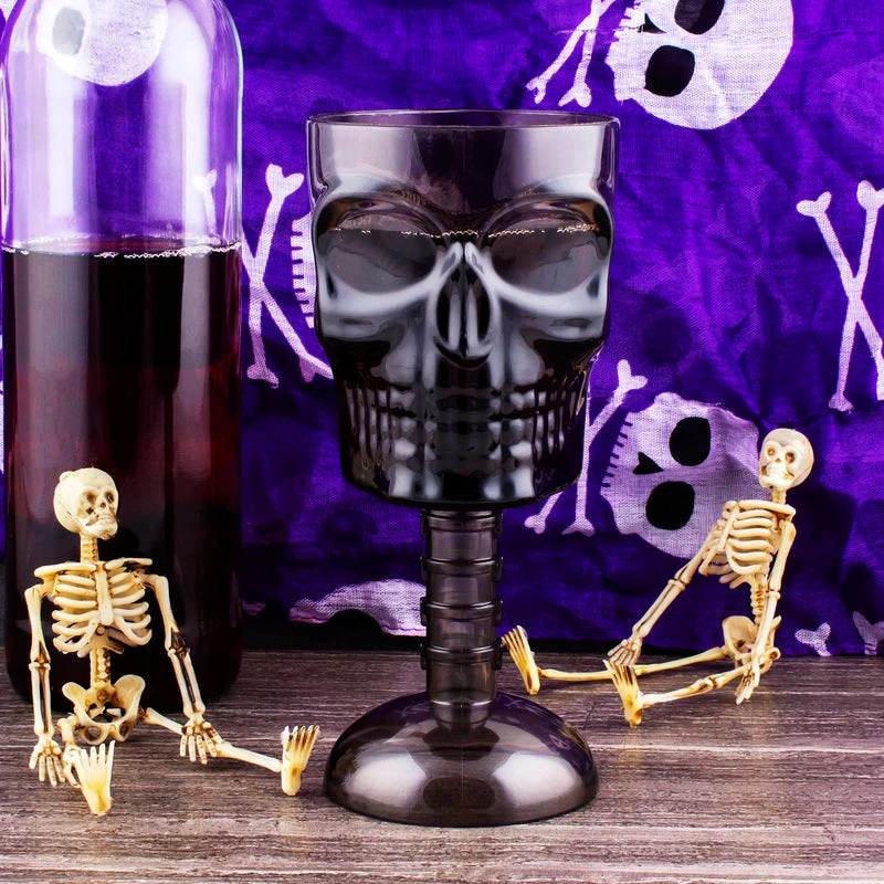 Best deal 🧨 Bars BarConic® Plastic Stemmed Skull Cup - 12 Ounce - Smoke 🧨 2 Best deal 🧨 Bars BarConic® Plastic Stemmed Skull Cup - 12 Ounce - Smoke 🧨 - Image 2