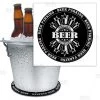 Coupon 🔥 Bars Beer Parking Beer Bucket Coaster - 8.75" Diameter (Reuseable) ✨