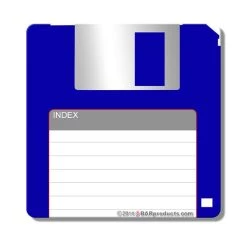 Best reviews of 👏 Bars Floppy Disk Foam Kolorcoat™ Coaster- 3.5 Inch Square 🔔 -BARS Sales Store blue floppy disks foam coaster 3 800x