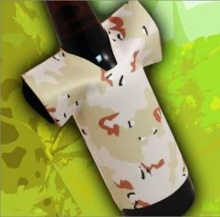 Outlet 💯 Bars T-Shirt Style Bottle Cooler - Camo Desert ✨