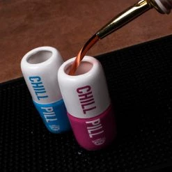 Best deal ❤️ Bars Chill Pill Shot Glass - 1.5 Ounce - 2 Pack 🤩 -BARS Sales Store chill pill shot glass scene2 800x