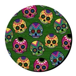 New 🤩 Bars Beer Bucket Coaster - Sugar Skulls (Serveral Colors Available) 😉 -BARS Sales Store coa 875d sugskl grn coaster for buckets sugar skull green 800x