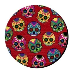 New 🤩 Bars Beer Bucket Coaster - Sugar Skulls (Serveral Colors Available) 😉 -BARS Sales Store coa 875d sugskl red coaster for buckets sugar skull red 800x