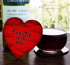 Best Pirce 🛒 Bars Heart Shaped Cork Bottom Coasters ⭐ -BARS Sales Store coa heart loveair 1 2 800x