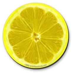 Budget ⭐ Bars Foam Kolorcoat™ Coaster - 4 Inch Round - Citrus 🎁 -BARS Sales Store coaster round lemon 3 800x