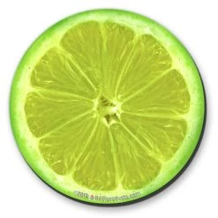 Budget ⭐ Bars Foam Kolorcoat™ Coaster - 4 Inch Round - Citrus 🎁 -BARS Sales Store coaster round lime 3 800x