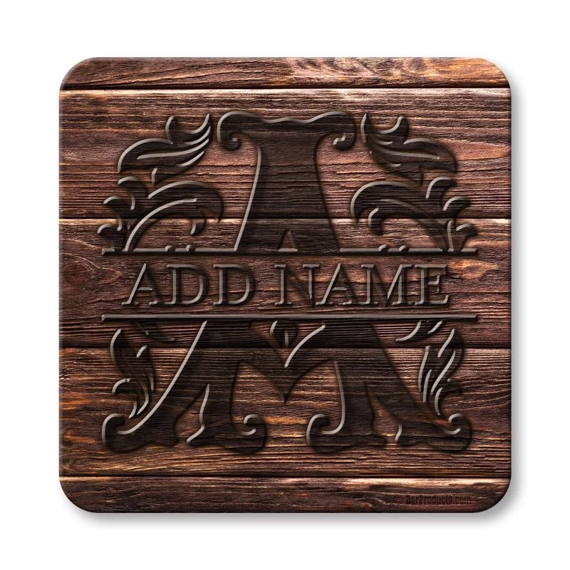 Best Sale 😀 Bars CUSTOMIZABLE Wood Monogram Letter - Cork Bottom Coaster 🥰 1 Best Sale 😀 Bars CUSTOMIZABLE Wood Monogram Letter - Cork Bottom Coaster 🥰