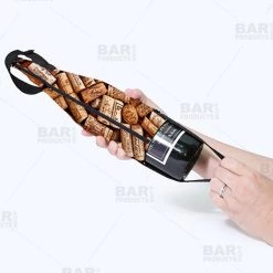 Coupon ✨ Bars Wine Bottle Cooler With Strap - Cork Pattern - ADD YOUR NAME 🔔 -BARS Sales Store cork on bottle 1 1 800x