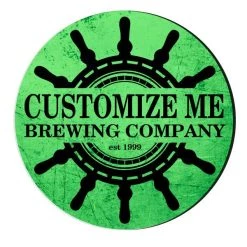 Hot Sale 🛒 Bars CUSTOMIZABLE Coaster - Ship Wheel Design - 4in Round Foam ✔️ 9 Hot Sale 🛒 Bars CUSTOMIZABLE Coaster - Ship Wheel Design - 4in Round Foam ✔️ -BARS Sales Store customize coaster round foam green ship web1 800x