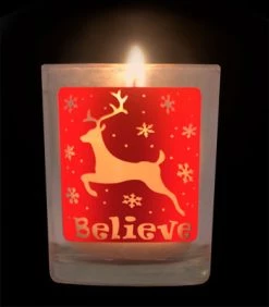 Wholesale 😉 Bars Votive/Shot Glass - Reindeer Believe - 2.5 Ounce ✨