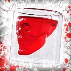 Brand new ❤️ Bars Doomed Crystal Skull Shot Glass - 2.5 Ounce 🎁