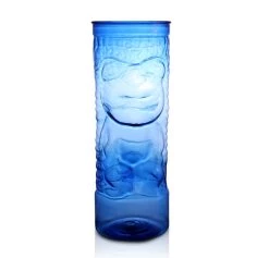 Best reviews of 🎁 Bars BarConic® Tiki Cup - Blue Plastic W/ Lid And Straw - 24oz ⌛