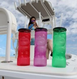 Buy 🔔 Bars BarConic® Tiki Cup - Green Plastic W/ Lid And Straw - 24oz ❤️ -BARS Sales Store dw tikipk ls pink plastic barconic tiki cups on boat 1 1 1 1 800x