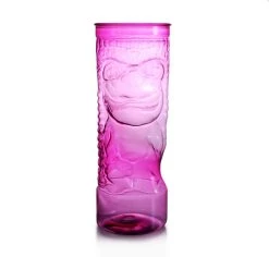 Best Pirce 🌟 Bars BarConic® Tiki Cup - Pink Plastic W/ Lid And Straw - 24oz 💯