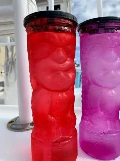 Best deal 👏 Bars BarConic® Tiki Cup - Red Plastic W/ Lid And Straw - 24oz ⌛ -BARS Sales Store dw yard18r ls red tiki main party plastic cup boat 800x