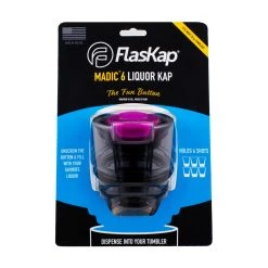 Best Pirce 🎉 Bars FlasKap Liquor Lid For Large Tumblers - Madic - 6oz (Color Options) 👏 -BARS Sales Store flaskap clean fuchsia 6oz 800x