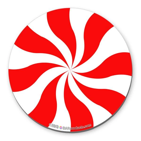 Best Pirce ⭐ Bars 🎁 Christmas Peppermint Foam Kolorcoat™ Coaster - 4 Inch Round 😍 3 Best Pirce ⭐ Bars 🎁 Christmas Peppermint Foam Kolorcoat™ Coaster - 4 Inch Round 😍 - Image 3