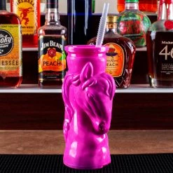Flash Sale 🎉 Bars BarConic® Pink Horse - 30 Ounce - Party Yard 🌟 -BARS Sales Store horse party yard scene1 800x