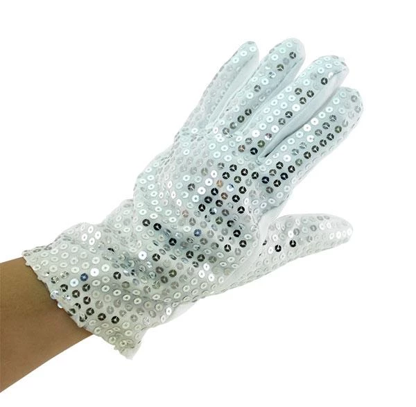 Promo ❤️ Bars Sequin Glove - Rock Star LED Left Hand 🔔 1 Promo ❤️ Bars Sequin Glove - Rock Star LED Left Hand 🔔