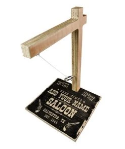 Flash Sale 🥰 Bars ADD YOUR NAME Large Tabletop Ring Toss Game - Saloon 👏 -BARS Sales Store lg g rt lrg sal 1 800x