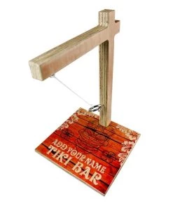 Budget ❤️ Bars ADD YOUR NAME Large Tabletop Ring Toss Game - Tiki 👏