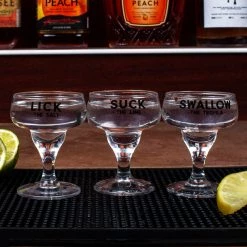 Discount 😀 Bars Shot Glass Set - Margarita - 1.5oz 🔔 -BARS Sales Store margarita shot set scene2 800x
