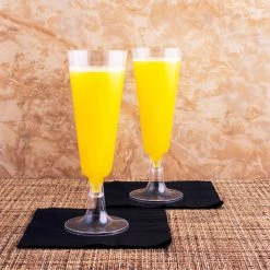 Best Pirce 🎉 Bars Clear 2 Piece Mimosa Flutes - 20 Ct. - 5.5 Ounce 🎁 -BARS Sales Store mimosa flute scene 800x