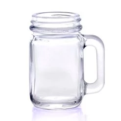 Budget 😉 Bars BarConic® Mini Mason Jar W/ Handle - 1.25oz 😍