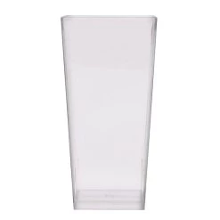 Hot Sale ✔️ Bars 16 Count - Clear Mini Tall Square Cups - 3.5 Ounce 👏