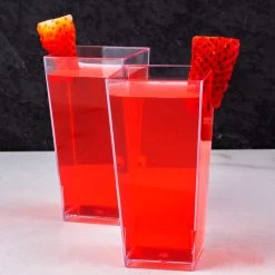 Hot Sale ✔️ Bars 16 Count - Clear Mini Tall Square Cups - 3.5 Ounce 👏 -BARS Sales Store mini tall square cup scene1 800x