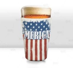 Cheap ๐ Bars 'MERICA Pint Glass Cooler - ADD YOUR NAME ๐ 12 Cheap ๐ Bars 'MERICA Pint Glass Cooler - ADD YOUR NAME ๐ -BARS Sales Store monogram merica custom pint glass cooler flat main bpc 800x