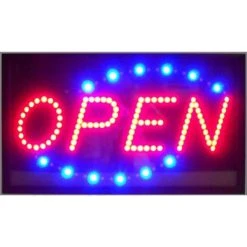 Cheap 🎉 Bars LED Sign - Open Horizontal 🎁