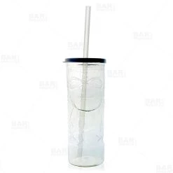 Cheapest 🎉 Bars BarConic® Tiki Cup - Clear Plastic W/ Lid And Straw - 24oz 🔥