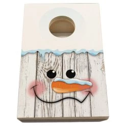 Deals 😀 Bars Quarter Master - Tabletop Cornhole Game With Quarters - Snowman 👏