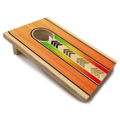 Hot Sale 🧨 Bars Quarter Master - Tabletop Cornhole Game With Quarters - Lanes 🔥 -BARS Sales Store quarter master small wood cornhole game side white bg lanes 800x