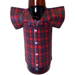 Wholesale ๐ Bars Pajamas Series T-Shirt Style Bottle Cooler ๐ฅฐ 10 Wholesale ๐ Bars Pajamas Series T-Shirt Style Bottle Cooler ๐ฅฐ -BARS Sales Store red plaid pijamas shirt coozie 800x