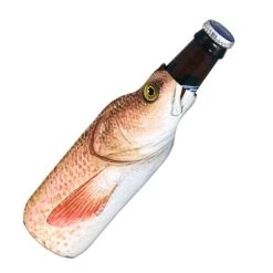 Promo 😀 Bars Zipper Bottle Cooler - Fish 🌟 -BARS Sales Store redfish bottle koozie design bar supplies 800x