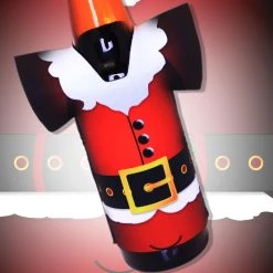 Coupon 🌟 Bars Santa Version 2 T-Shirt Style Bottle Cooler 🔔