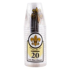 Top 10 🧨 Bars Shot Glasses - 20ct. - Fleur De Lis - 2 Ounce 👏
