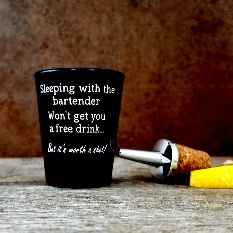 Best deal ✨ Bars BarConic® Black Shot Glass - Worth A Shot - 1.75 Ounce 🎁 2 Best deal ✨ Bars BarConic® Black Shot Glass - Worth A Shot - 1.75 Ounce 🎁 - Image 2